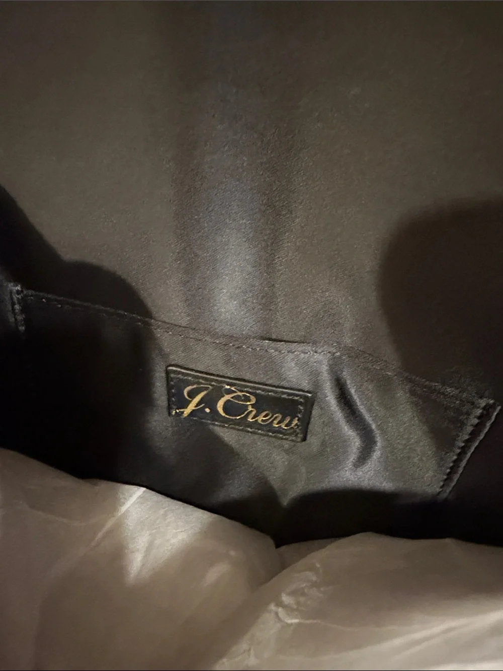 J. Crew sleek velvet